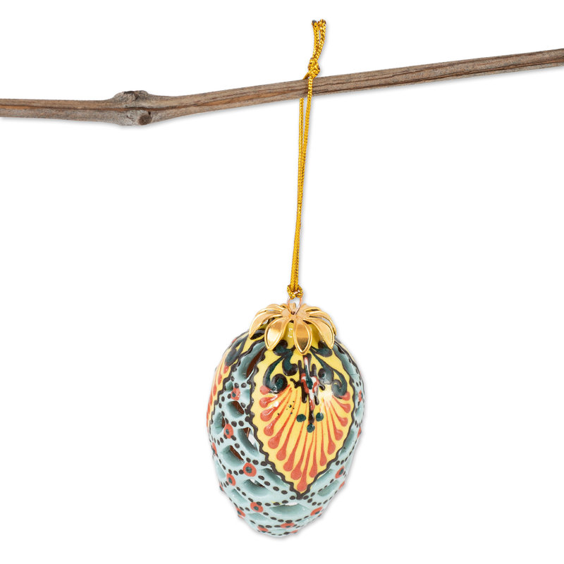 3 in. Handmade Ceramic Holiday Shaped Ornament