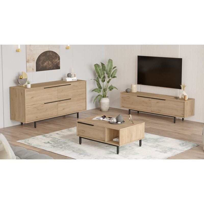 Ensemble de meubles de salon, Beige