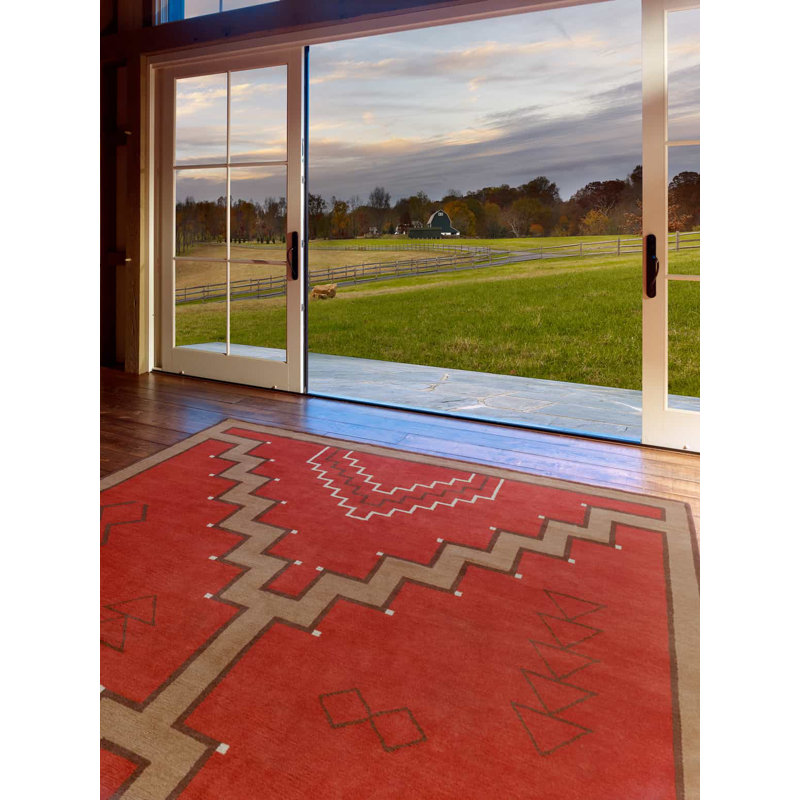 Mesa Wool Southwestern Area Rug, Rectangle 8' x 10'