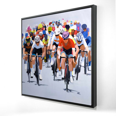 «Cycling concurrence», reproduction sur toile