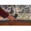 Tapis de couloir bleu Oushak 3x12