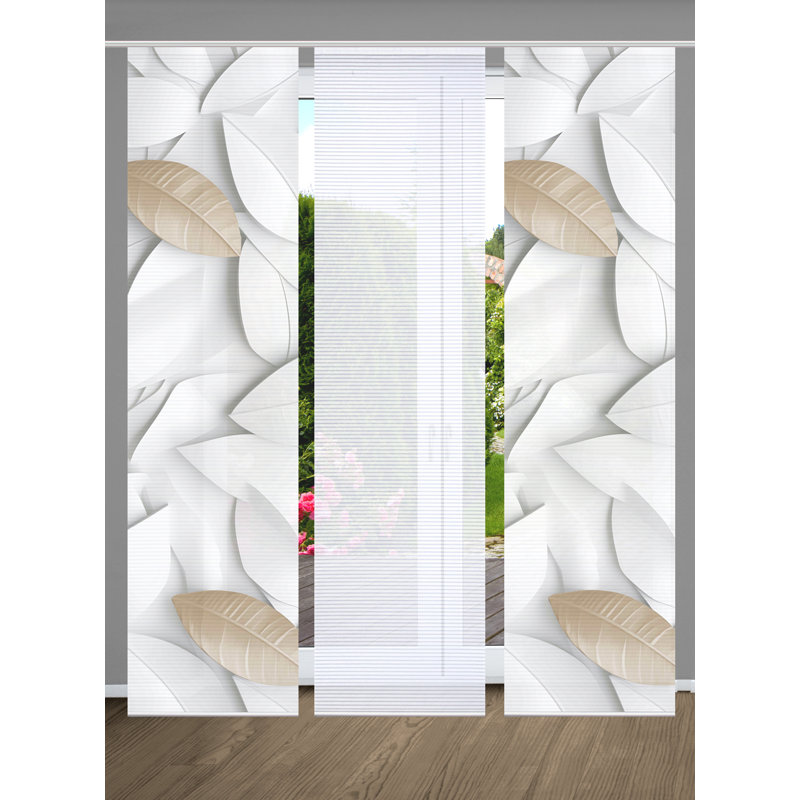 Semi Sheer Sliding Panel, Natural colors
