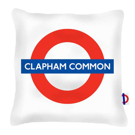 Clapham Common Tube Station London Transport Cushion