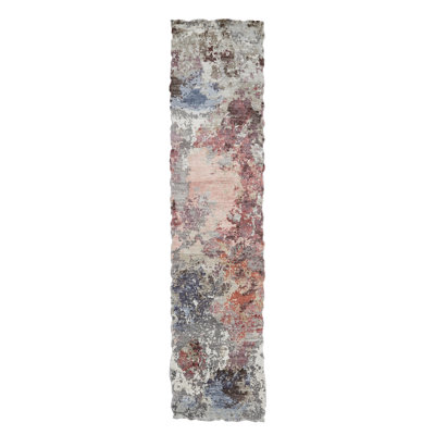 Hand Knotted Wool Abstract Area Rug