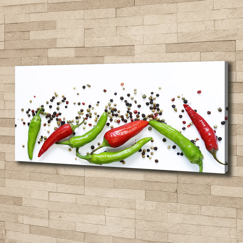 Chilli Peppers - Wrapped Canvas Print