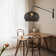 Cilo Plug-In Adjustable Swing Arm Wall Lamp In Matte Black Extendable Arm Rattan Shade