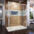 Flex 60" W x 36'' D x 74.75" H Semi-Frameless Rectangle Shower Enclosure with Base Included-25237039-25237117