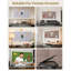 Anti-Drilling Felt Material Bulletin Board, Largest Picture Board for Office Living Room Bed Room Wall (Grey)