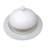 White and Glass Cake Dome