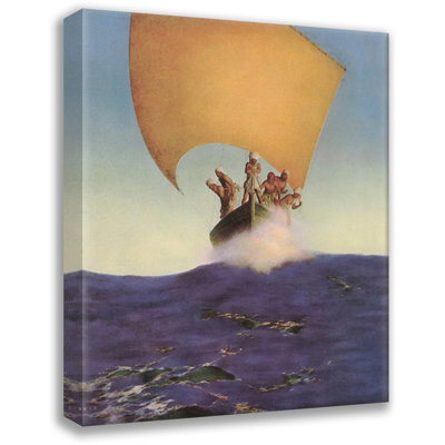The History of Codadad and His Brothers by Maxfield Parrish Gallery Wrapped Canvas