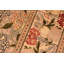 Tapis vert / beige en laine noué à la main à motif floral 6 pi 2 po x 9 pi 3 po William Morris