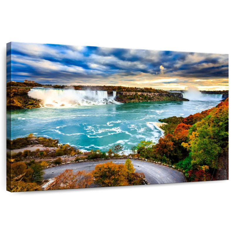 Alvord, chutes du Niagara en automne, H 16 po x l 24 po