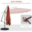 Parasol carré en porte-à-faux 116,5 "Aida-1560843565