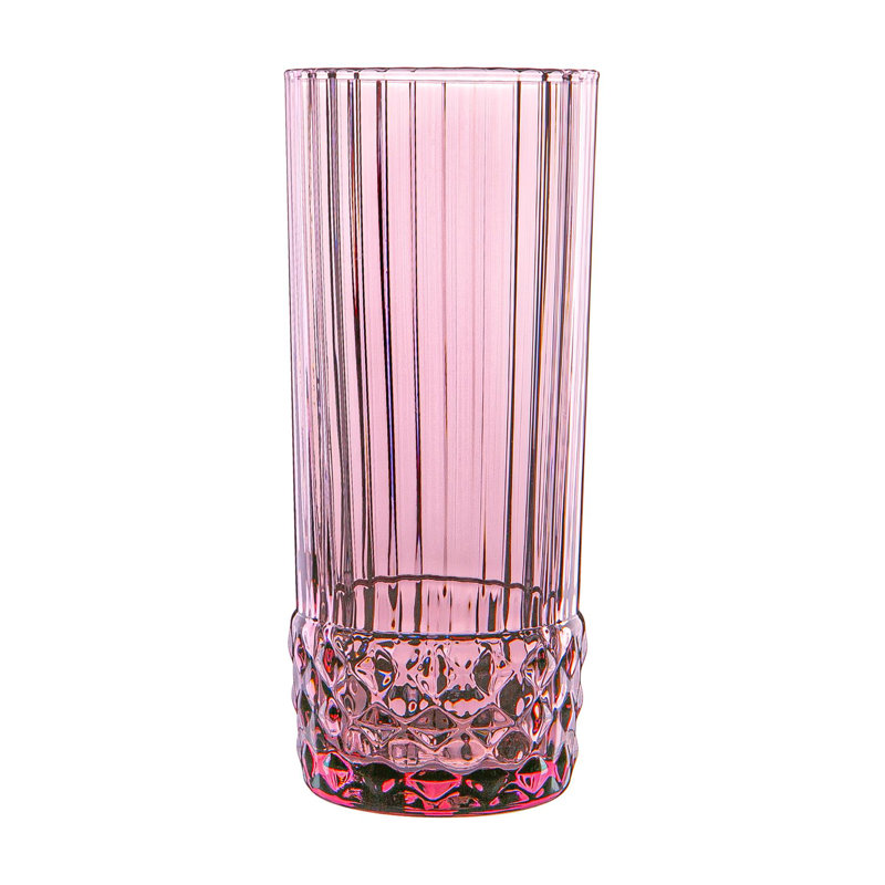 America '20s Highball Glasses, 6, Pink