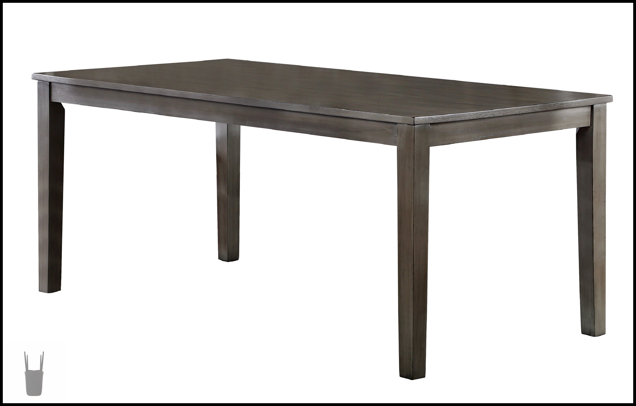 Latitude Run® Transitional 7Pc Dining Set With Rectangular Table, Wood ...