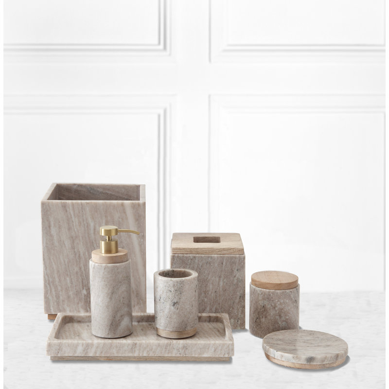 Vesuvio Marble Bathroom Storage Container
