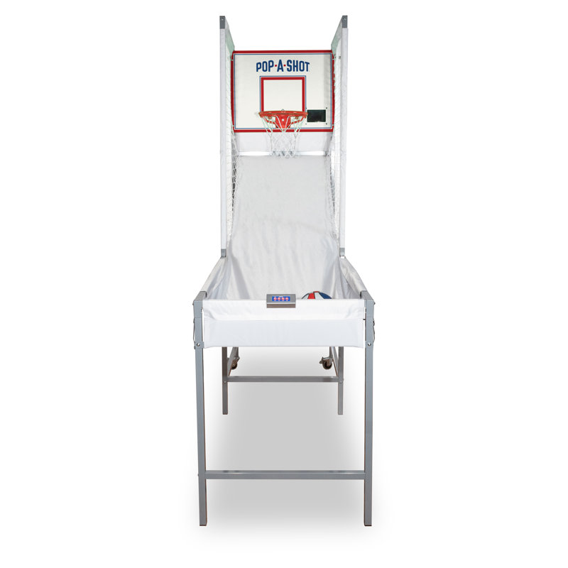 Indoor Portable Alloy Steel Arcade Basketball Game with Folding Ramp