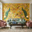 Peacocks Wallpaper Floral Birds Wall Mural-588222819-588222829