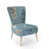 Abstract Blue Polyester Blend 13