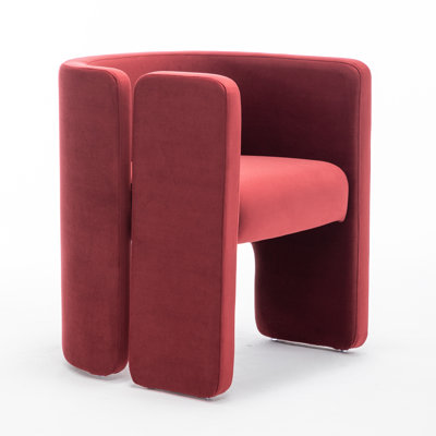 Jaimyn 24" Wide Upholstered Barrel Accent Chair