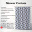 Blue Lines - Premium Shower Curtain-1262350826