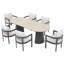 Ensemble repas d'extérieur 7 pièces avec coussins 7 pièces-1389451287