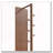 360° Rotating Storage Rack Coat Rack with Mirror-1197568154