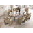 Modern Dining Chair, Velvet Upholstered Kitchen Chair, Elegant  Living Room Chair With Golden Metal Decor-2055462668