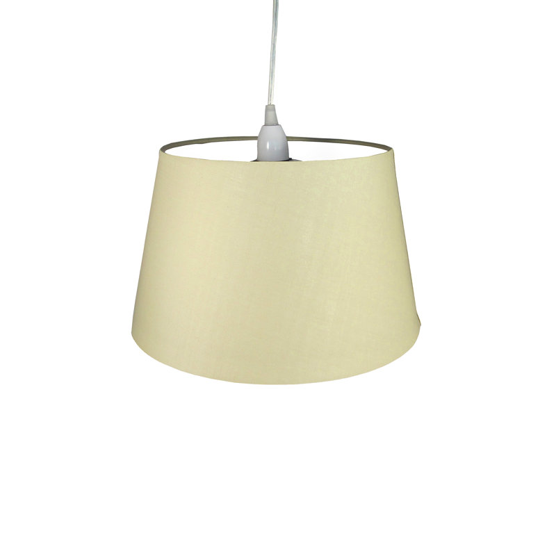 Cotton Empire Lamp Shade ( Clip On ), Cream, H19 x W30 x D30cm