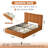 Juanetta Upholstered Platform Storage Bed with 4 Drawers-801241546-791382684