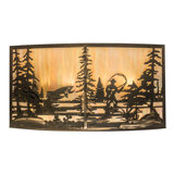 Rustic Lodge 4 - Light Flush Mounted Sconce
