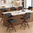 Adjustable Height Swivel Faux Leather Bar Stools(Set of 2)-146354427-146354425
