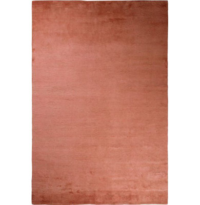 Textured Mohair Rosewood Area Rug