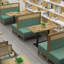 Bancs de restaurant nordiques modernes et simples