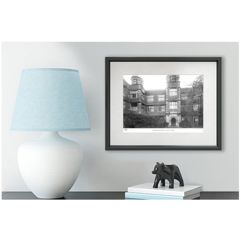 Doddington, Hall 1906 - Single Picture Frame Print, 31.5cm H x 38.8cm W x 2.3cm D