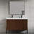 48" Solid Surface Wall-Mounted Bathroom Sink
