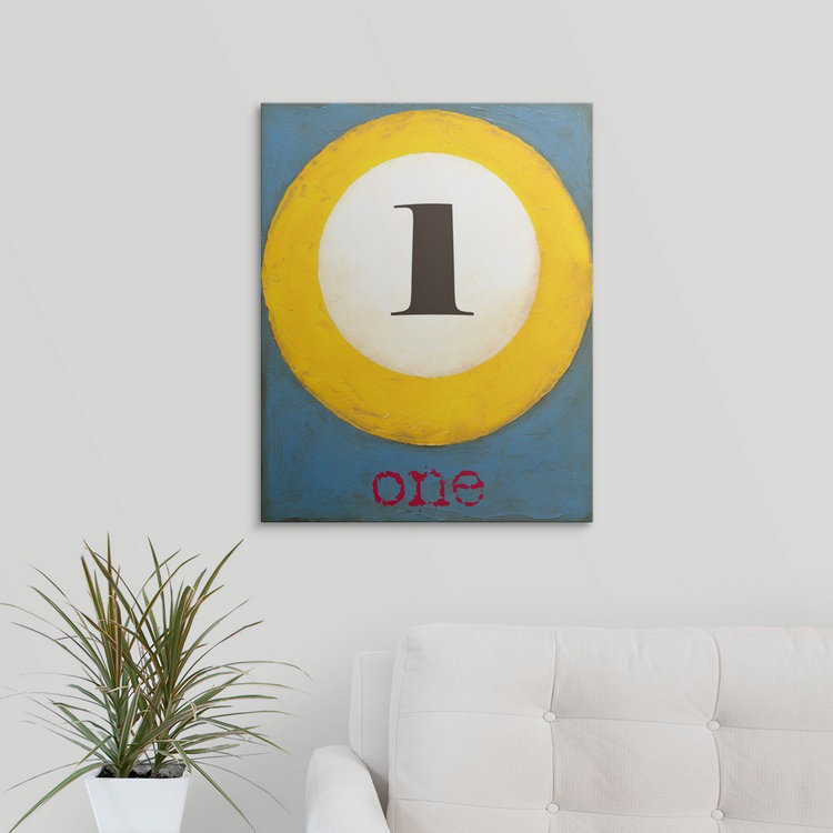 «Graphic Pool I» par Jennifer Goldberger, H 20 po x l 16 po x P 1,5 po, Toile
