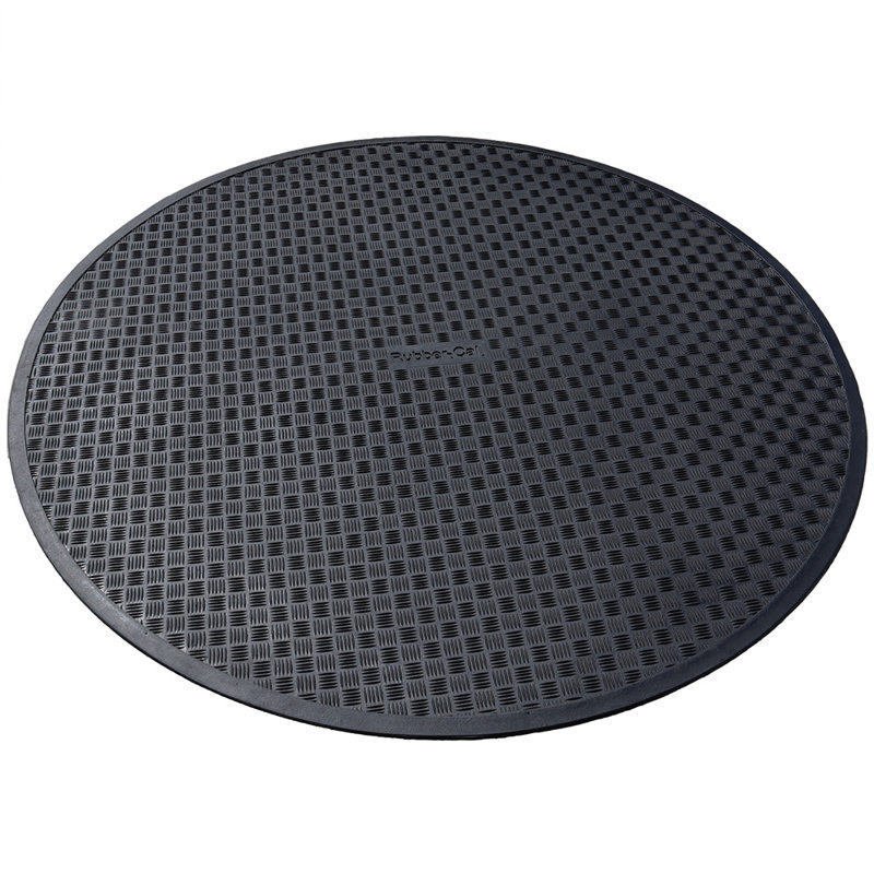 Tapis de jeu en caoutchouc caoutchouté circulaire de 54 po de diamètre