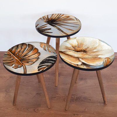 Tables gigognes 3 pieds Araiza