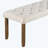 6-Piece Farmhouse Dining Table Set with 72" Wood Rectangular Table and Bench-1949076509-1949076706