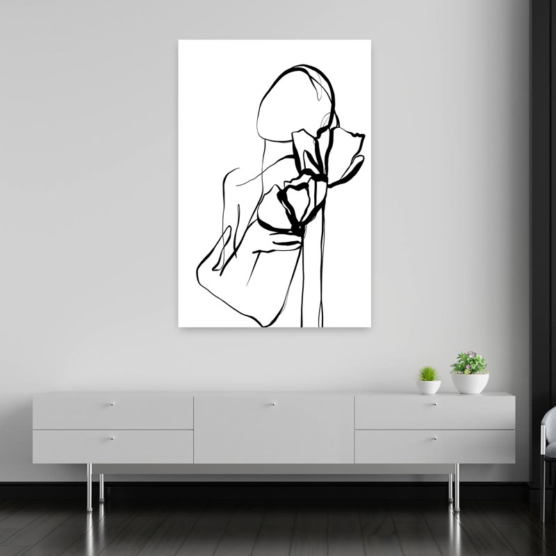 Art contemporain, art contemporain abstrait, H 60 po x l 40 po