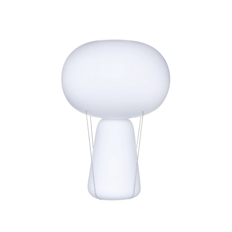 Blow Table Lamp, Opal White