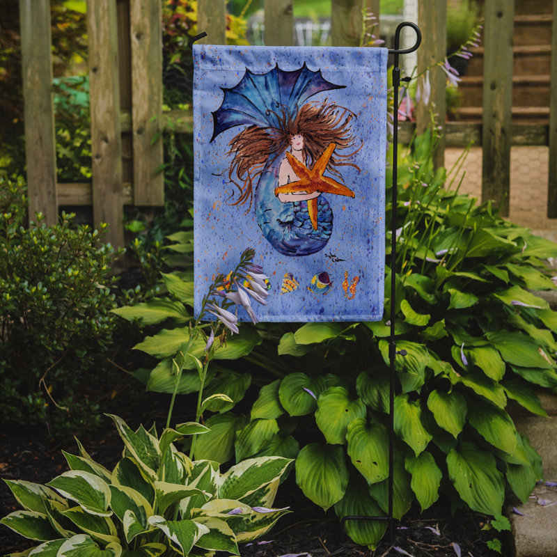 Drapeau de jardin à 2 côtés sirène