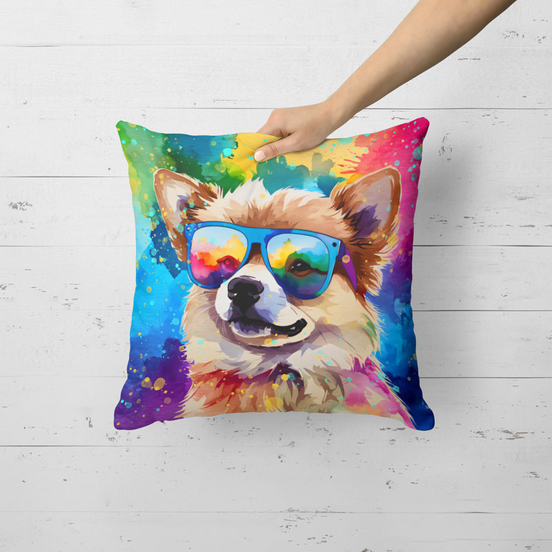  Coussin décoratif intérieur / extérieur en polyester Autre / Sans motif, H 18 po x l 18 po, Carré