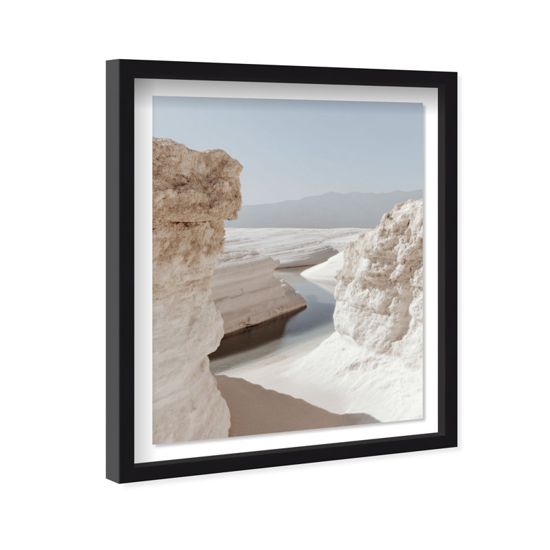 Desert Sapphire Print by Oliver Gal, 37.5"H x 31.5"W, Black Shadowbox