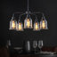 Flarescape 5 - Light Bell Clear Glass Pendant Chandelier