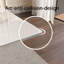 Table de salle à manger extensible de 63 à 94,5 po Subrati avec plateau en pierre frittée et base en acier inoxydable pour 8-10 po-447848442-447848421