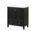30" Bathroom Vanity With Sink Combo, Multi-Functional Bathroom Cabinet With Doors And Drawer