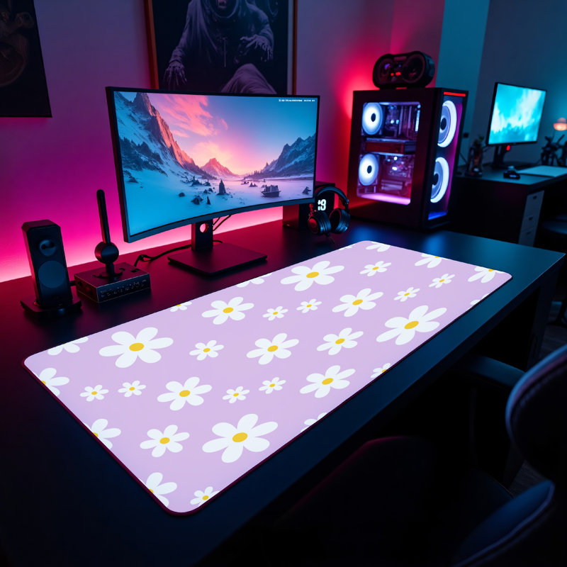Polyester Desk Pad, 14.4x12.1
