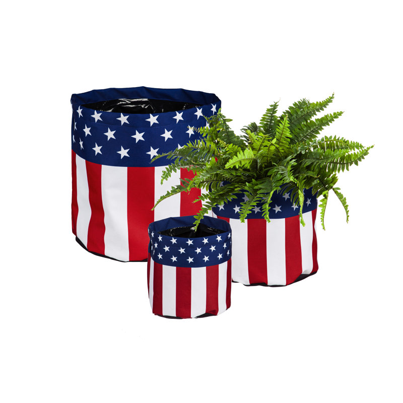 Ensemble de cache-pots en plastique 3 pièces